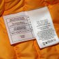 Eddie Bauer EB650 Down Filled Hooded Coat EUC LARGE Steel Gray & Orange
