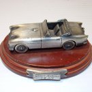 Aston Martin DB2/4 Danbury Mint Silver Plated Car on Wood Base Paper Weight Aston Martin DB2/4 Danbury Mint Silver Plated Car on Wood Base Paper Weight