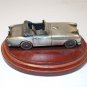 Aston Martin DB2/4 Danbury Mint Silver Plated Car on Wood Base Paper Weight