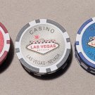 Las Vegas Nevada Casino Chips Souvenir Lot of 15 -5 ea Red, Gray, Blue 2 Sided Las Vegas Nevada Casino Chips Souvenir Lot of 15 -5 ea Red, Gray, Blue 2 Sided