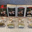Hallmark Tobin Fraley Carousel Horses 1992 1993 1994 1995 Keepsake Ornaments