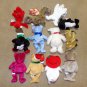 Ty Beanie Babies Asstd Rover Echo Whisper Toboggan Valentina Holiday Teddy x 3+
