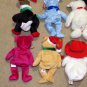 Ty Beanie Babies Asstd Rover Echo Whisper Toboggan Valentina Holiday Teddy x 3+