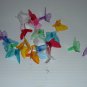 Ceramic Christmas Tree Butterfly Shaped Bulbs Lights Pegs Multi Color 24 ct