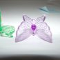 Ceramic Christmas Tree Butterfly Shaped Bulbs Lights Pegs Multi Color 24 ct