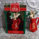 Hallmark Keepsake Ornament Golf's My Bag Santa Reindeer 1990