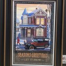 Seasons Greetings Let It Snow Art Print Framed Signed by Artist Paul Lanquist Seasons Greetings Let It Snow Art Print Framed Signed by Artist Paul Lanquist