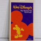 Walt Disney's Magic Kingdom Club Travel Center Luggage Tag NORS
