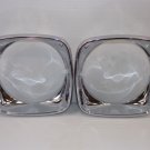 1973 74 75 76 Ford Thunderbird TBird Headlight Bezels OEM D3SB-13045-AB 1973 74 75 76 Ford Thunderbird TBird Headlight Bezels OEM D3SB-13045-AB
