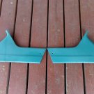 1963 Dodge Dart GT Quarter Window Rear Door Panel Interior Metal Trim OEM Pair 1963 Dodge Dart GT Quarter Window Rear Door Panel Interior Metal Trim OEM Pair