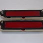 1982 - 1985 Cadillac Cimarron Red Marker Lights OEM 82 - 87 Chevy Cavalier OEM
