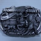 Belt Buckle Washington County Oregon Power Rents Rodeo 1992 Fair Commemorative Belt Buckle Washington County Oregon Power Rents Rodeo 1992 Fair Commemorative
