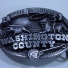 Belt Buckle Washington County Oregon Power Rents Rodeo 1987 Fair Commemorative Belt Buckle Washington County Oregon Power Rents Rodeo 1987 Fair Commemorative