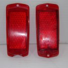 1970's Datsun Red Rear Side Marker Light Lenses Pair IKI 5004 SAE PIA69 70 - 78 1970's Datsun Red Rear Side Marker Light Lenses Pair IKI 5004 SAE PIA69 70 - 78