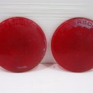 Peterson SAE-1ST-75-DOT Trailer Tail Brake Light Lenses 410-15 4 1/4" USED Pair