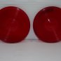 Peterson SAE-1ST-75-DOT Trailer Tail Brake Light Lenses 410-15 4 1/4" USED Pair
