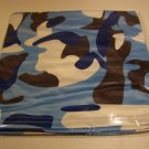 Camo Unisex Neck Gaiter Mask Infinity Scarf Balaclava Blue White Black One Size