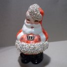 Vintage Santa Claus Ceramic Figurine Christmas Decor Spaghetti Trim