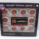 NFL Helmet String Lights Cincinnati Bengals LED 10, 10.5 Ft. NIP Party Animal NFL Helmet String Lights Cincinnati Bengals LED 10, 10.5 Ft. NIP Party Animal