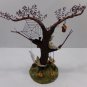 Halloween Tree "Spooks Welcome" Kohls Resin & Wire Black Cat Ghosts Graveyard