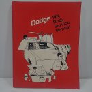 1974 Dodge Passenger Car Body Service Manual OEM Factory Shop Repair Book