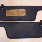 74-78 Chrysler New Yorker Newport Town Country Sunvisors Blue OEM Sun Visor Pair 74-78 Chrysler New Yorker Newport Town Country Sunvisors Blue OEM Sun Visor Pair