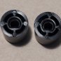 Pair NOS Toyota Radio Knobs 16249746 Dual Play 01-05 Sienna Sequoia Tundra