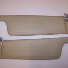 1969-1973 Chrysler Newport New Yorker 300 Off White Sun Visors OEM C-Body Pair