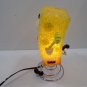 Vtg SpongeBob SquarePants Table Lamp Melted Plastic Popcorn Night Light Plug In