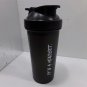 Black Shaker Bottle ABE 700 ml NEW UNUSED Protein Preworkout Supplement