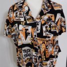 Way to Celebrate "Candy" Halloween Button Front Shirt Womens Vintage Treat Bags Way to Celebrate "Candy" Halloween Button Front Shirt Womens Vintage Treat Bags