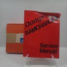 1974 Dodge Ramcharger Service Manual OEM With Original Chrysler Shipping Box