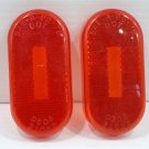 Grote 9020 Red Lenses SAE-A-P2-76 DOT Harley Davidson Rat Rod Travel Trailer