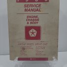 1986 Chrysler Engine Chassis Body Service Manual Front Wheel Drive OEM