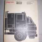 1965 Dodge Truck Service Manual 500-1000 Tilt Cab Low Cab Forward LCF