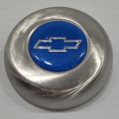 Grant 5644 Steering Wheel Horn Button Cap - Brushed Stainless - Chevy Bowtie
