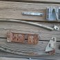 1971 Ford LTD Convertible RH Pass Rear Window Regulator & Tracks Hardware OEM