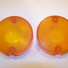 1963 64 Plymouth Valiant Amber Turn Signal Lenses OEM #2424475 1963 64 Plymouth Valiant Amber Turn Signal Lenses OEM #2424475