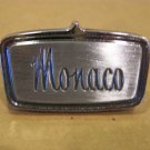 1965 Dodge Monaco Hood Script Emblem Badge Lettering 2524237 OEM MoPar Vintage 1965 Dodge Monaco Hood Script Emblem Badge Lettering 2524237 OEM MoPar Vintage