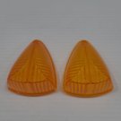 Pair Vintage Cats-Eye No 150 Amber Marker Light Lenses SAE PCE-69 Truck NOS Pair Vintage Cats-Eye No 150 Amber Marker Light Lenses SAE PCE-69 Truck NOS