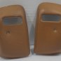 1975-1978 Mopar B Body Cordoba Charger Fury Brown Seatbelt Retractor Covers Pair