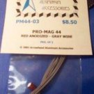Pro-Mag 44 / Red Anodized ~ Gray Wire (Pkg. Of 2) Pro-Mag 44 / Red Anodized ~ Gray Wire (Pkg. Of 2)