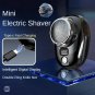 Mini-Shave Portable Electric Razor for Men USB Rechargeable Shaver Home Travel.