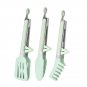 3 Non-Slip Stainless Steel Kitchen Cooking Food Tong Set.