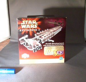 Star Wars The Phantom Menace Darth Maul Sith Infiltrator Ship Puzzle 73pc