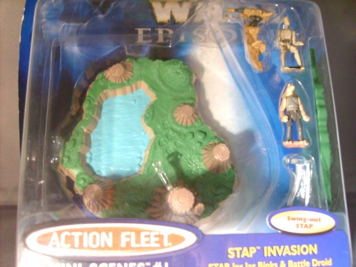 Star Wars EP1 The Phantom Menace Stap Invasion Mini Scenes #1 Action Fleet