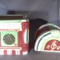 Juke Box Ceramic Cookie Jar Storage Container MINT