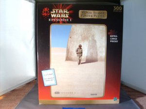 Star Wars The Phantom Menace Vader Shadow Movie Teaser Poster Puzzle