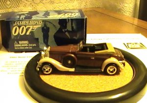 James Bond 007 Johnny Lightning  Action Hero LE Drax's Hispano Suiza # 1 Rare