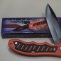 Homeland Heroes #2 Firefighter Fire Fighter 4 1/2 " Tactical Collectible Collector Knife